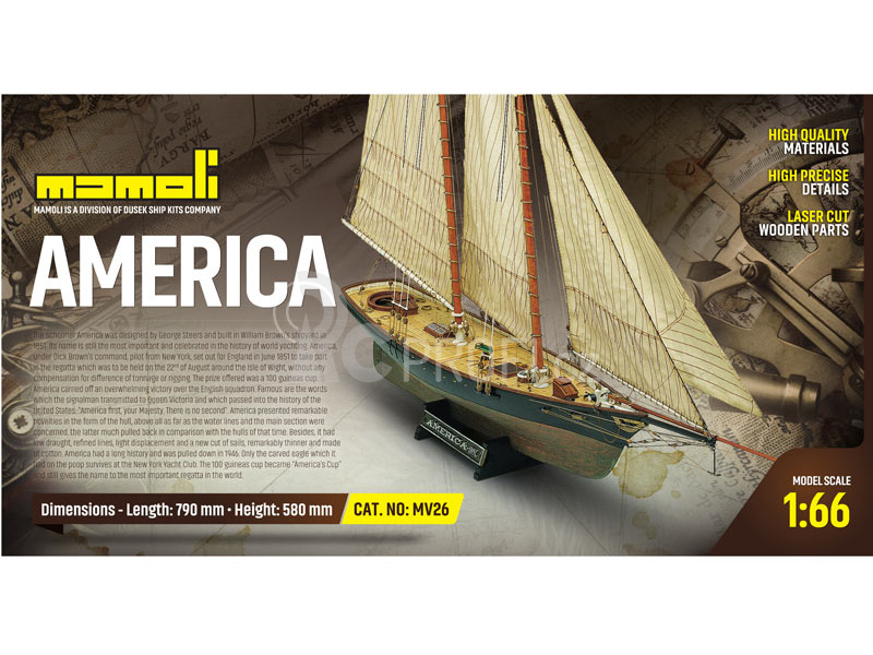 MAMOLI America 1851 1:66 kit