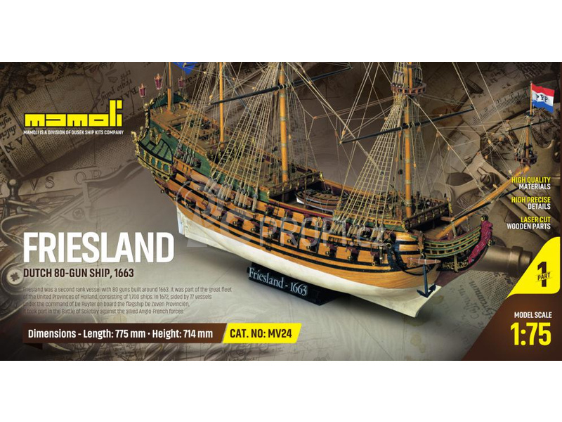 MAMOLI Friesland 1663 1:75 kit