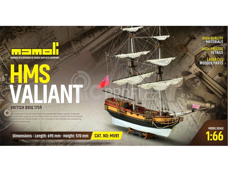 MAMOLI H.M.S. Valiant 1762 1:66 kit