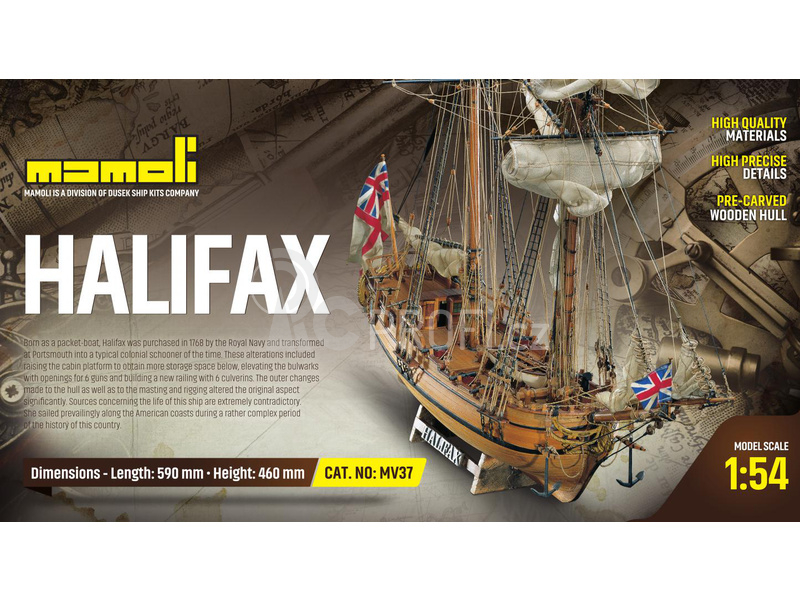 MAMOLI Halifax 1768 1:54 kit