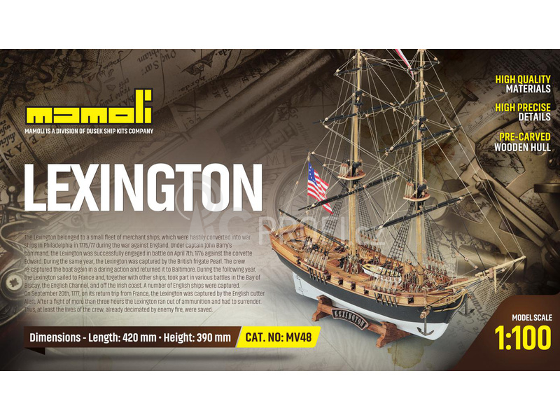 MAMOLI Lexington 1775 1:100 kit