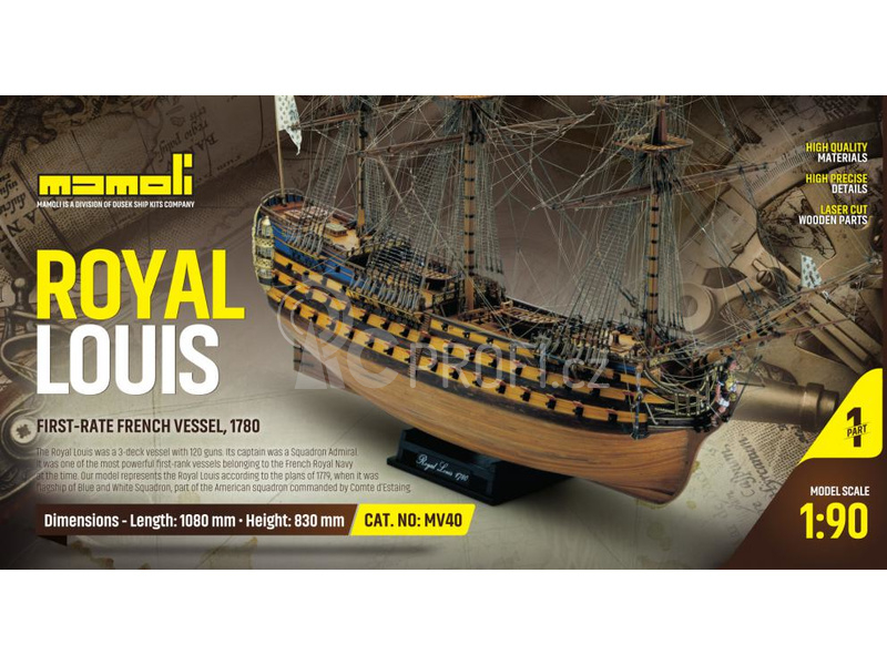 MAMOLI Royal Louis 1780 1:90 kit