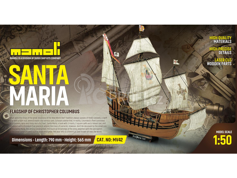 MAMOLI Santa Maria 1492 1:50 kit