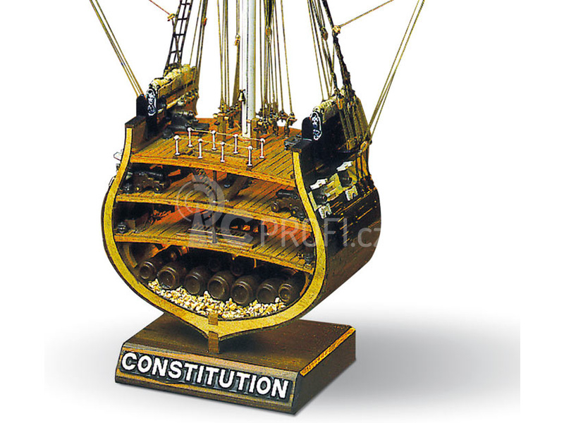 MAMOLI USS Constitution příčný řez 1:93