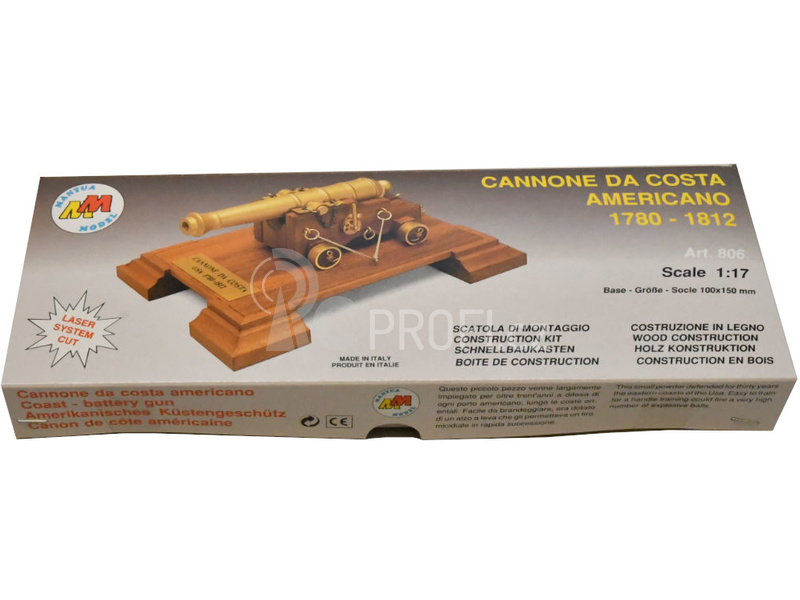 Mantua Model Americký kanón 1:17 kit