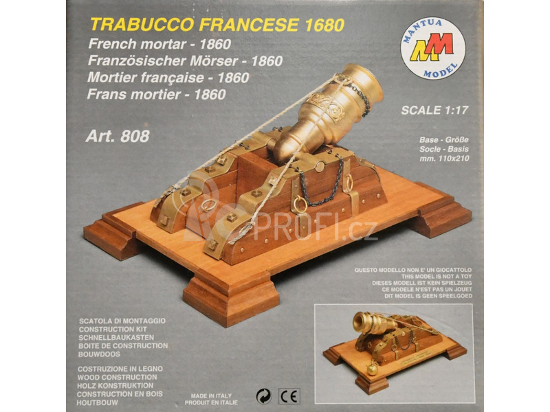 Mantua Model Francouzský hmoždíř 1:17 kit