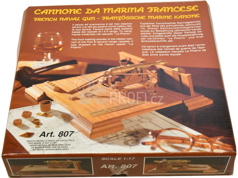 Mantua Model Francouzský kanón 1:17 kit