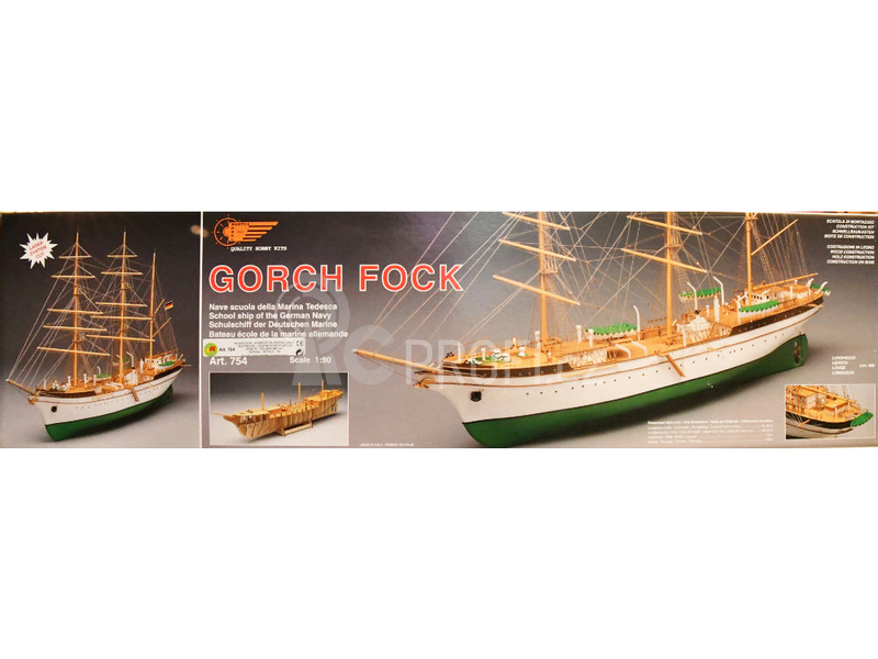 Mantua Model Gorch Fock 1:90 kit