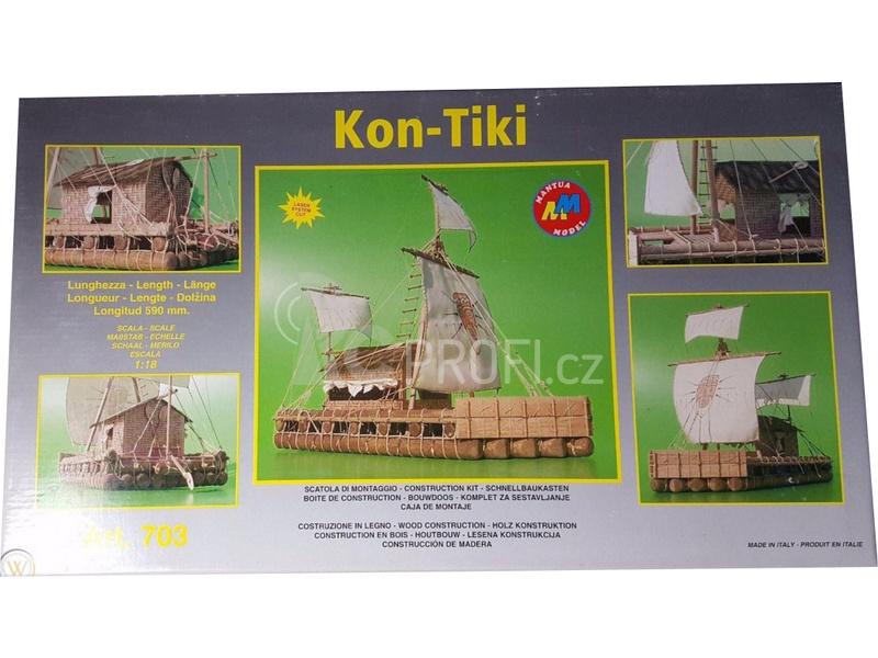 Mantua Model Kontiki 1:18 kit