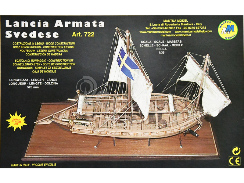 Mantua Model Lancia Armata Svedese 1:35 kit