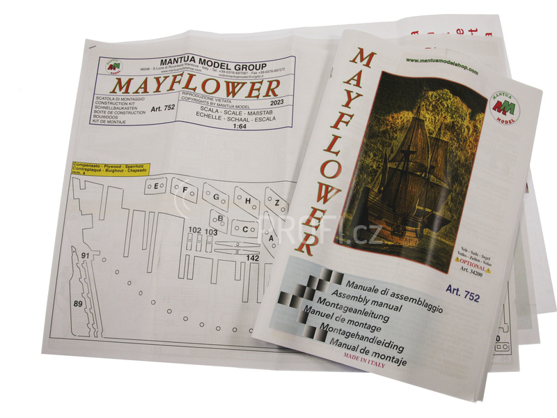 Mantua Model Mayflower 1:64 kit