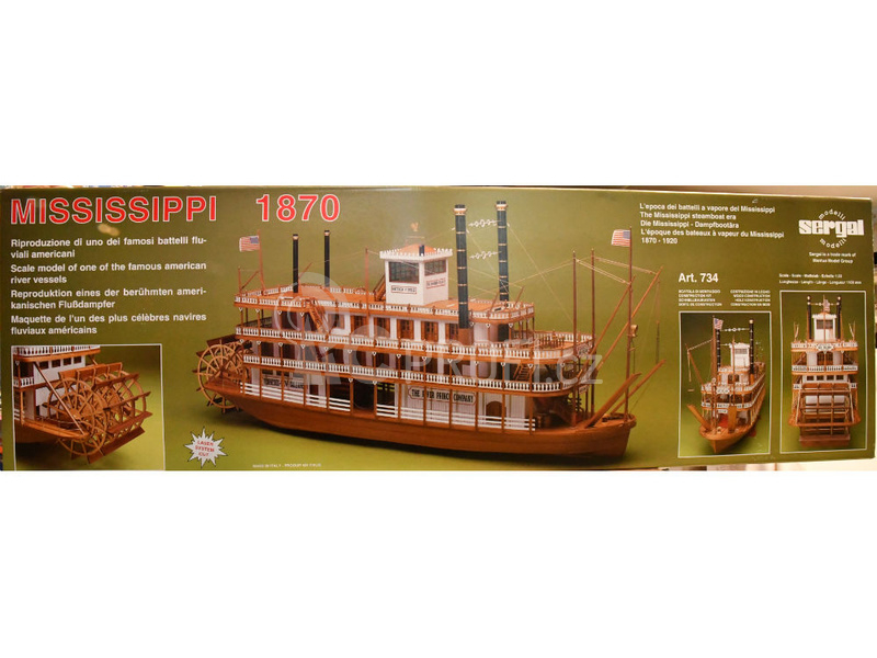 Mantua Model Mississippi 1:50 kit