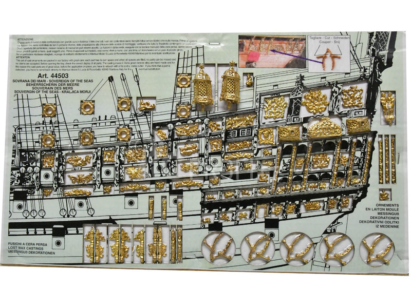 Mantua Model Sovereign of the Seas 1:78 kit