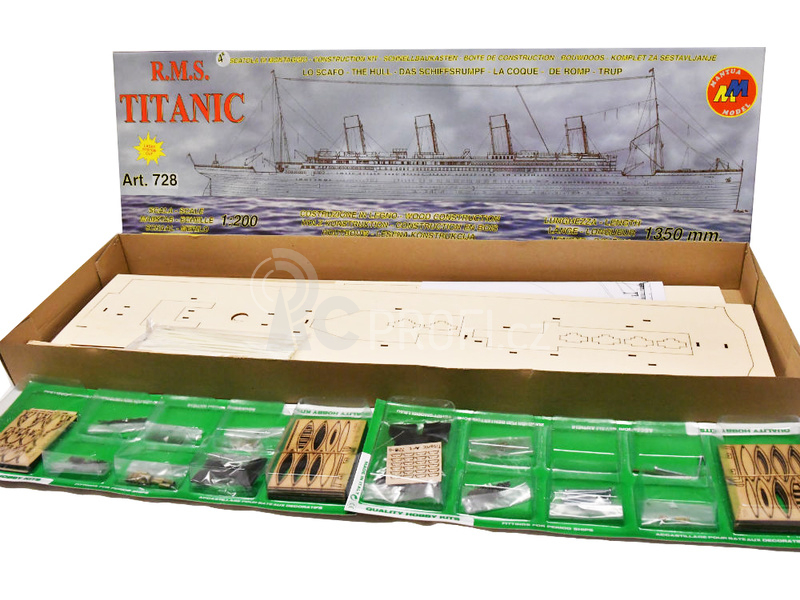 Mantua Model Titanic 1:200 sada č.4 kit