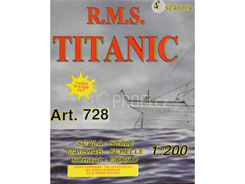 Mantua Model Titanic 1:200 sada č.4 kit