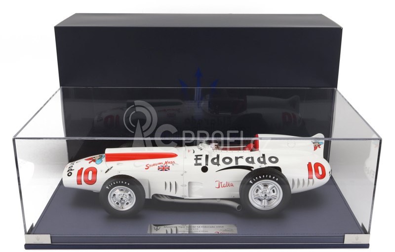 Maserati models Maserati Tipo 420 M/58 Eldorado N 10 1:12, bílá