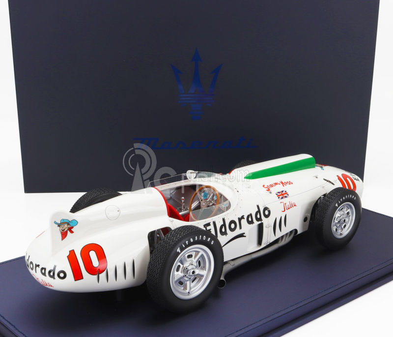 Maserati models Maserati Tipo 420 M/58 Eldorado N 10 1:12, bílá