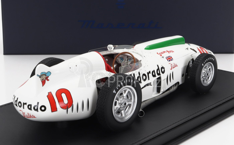 Maserati models Maserati Tipo 420 M/58 Eldorado N 10 1:18, bílá