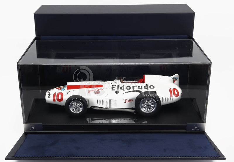 Maserati models Maserati Tipo 420 M/58 Eldorado N 10 1:18, bílá