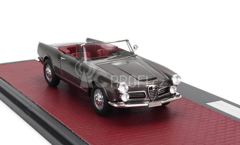 Matrix scale models Alfa romeo 2600 Spider Cabriolet Open 1962 1:43 Grey Met