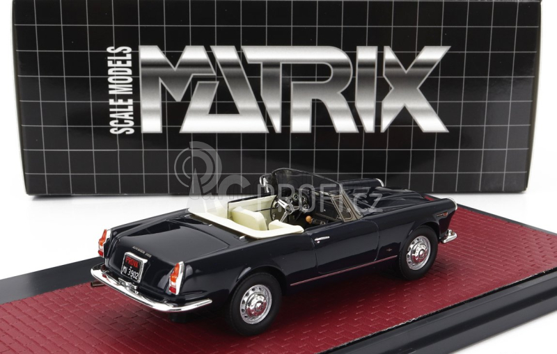 Matrix scale models Alfa romeo 2600 Spider Cabriolet Open 1962 1:43 Tmavě Modrá