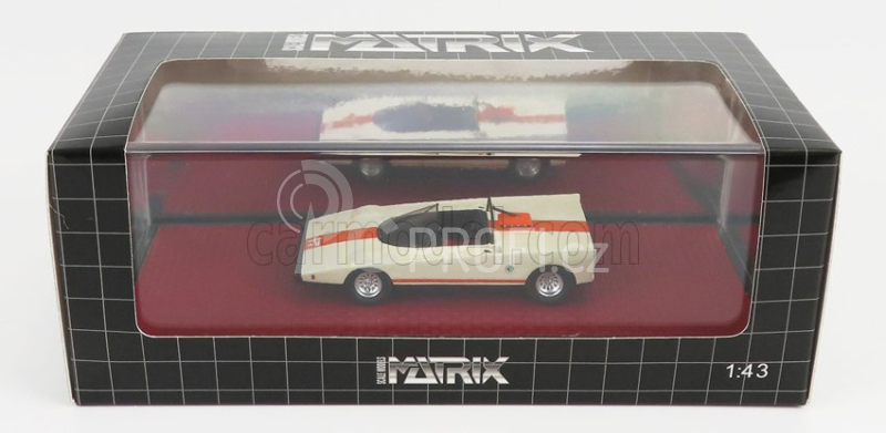 Matrix scale models Alfa romeo 33 Spider Speciale Cuneo 1971 1:43 Bílá