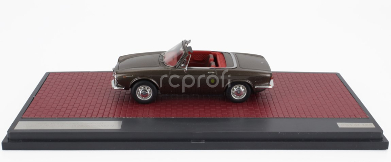 Matrix scale models Alfa romeo Giulia Gt Cabriolet Spider Prototipo 1963 1:43 Brown Met