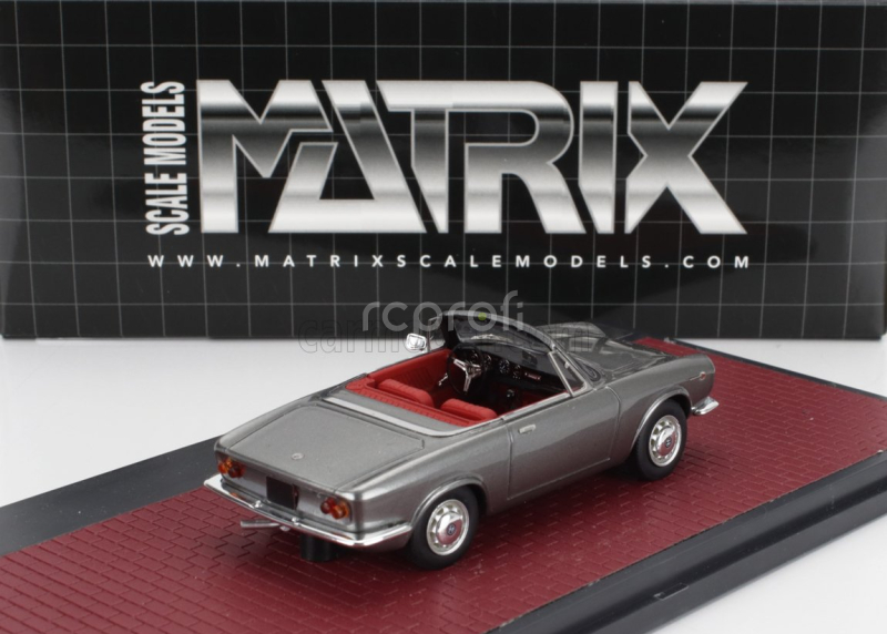 Matrix scale models Alfa romeo Giulia Gt Cabriolet Spider Prototipo 1963 1:43 Grey Met