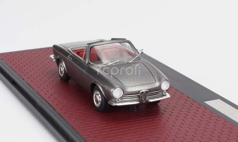 Matrix scale models Alfa romeo Giulia Gt Cabriolet Spider Prototipo 1963 1:43 Grey Met