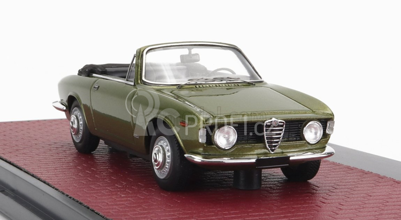 Matrix scale models Alfa romeo Giulia Gtc Cabriolet Open 1964 1:43 Green Met