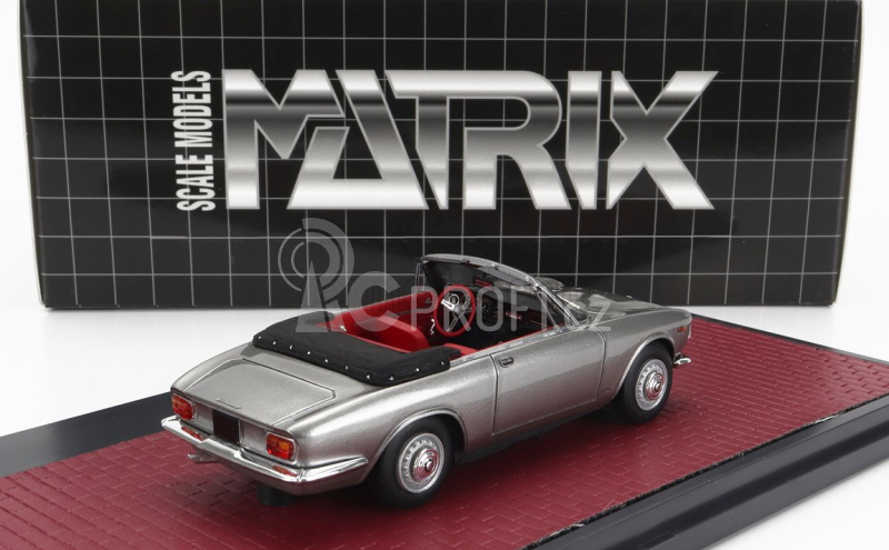 Matrix scale models Alfa romeo Giulia Gtc Cabriolet Open 1964 1:43 Silver