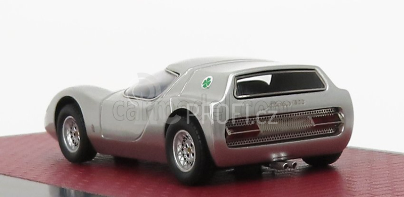 Matrix scale models Alfa romeo Osi Scarabeo 1966 1:43 Silver Met