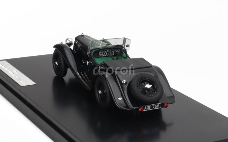 Matrix scale models Aston martin 15/98 2-4 Seater Roadster Open 1938 1:43 Black