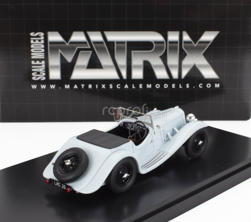Matrix scale models Aston martin 15/98 2-4 Seater Roadster Open 1938 1:43 Grey