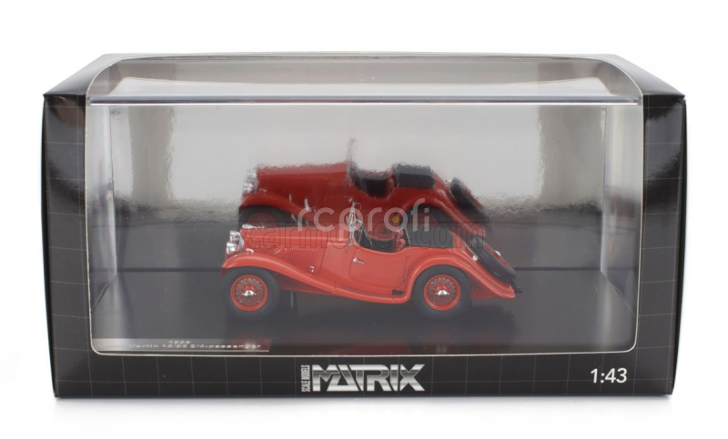 Matrix scale models Aston martin 15/98 2-4 Seater Roadster Open 1938 1:43 Red