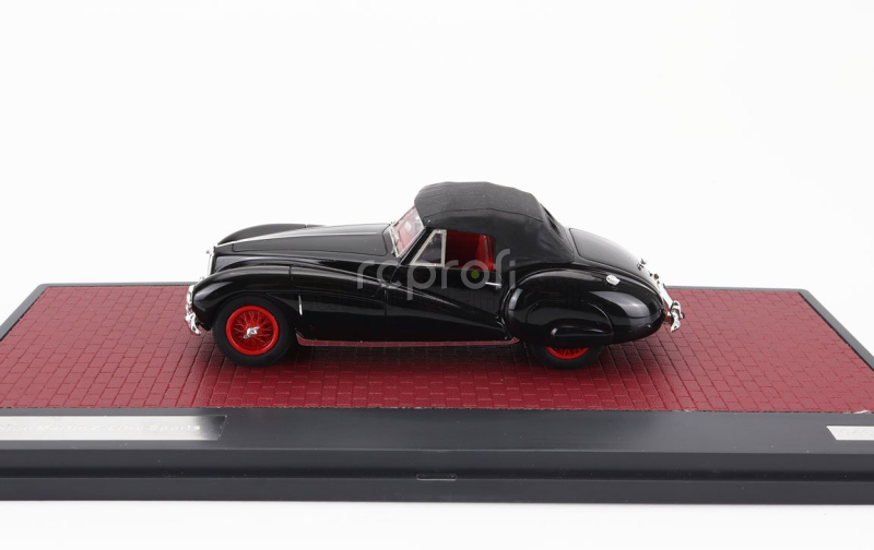 Matrix scale models Aston martin 2-l Sports Spider Cabriolet Closed 1949 1:43 Black