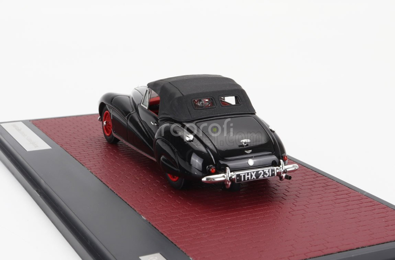 Matrix scale models Aston martin 2-l Sports Spider Cabriolet Closed 1949 1:43 Black