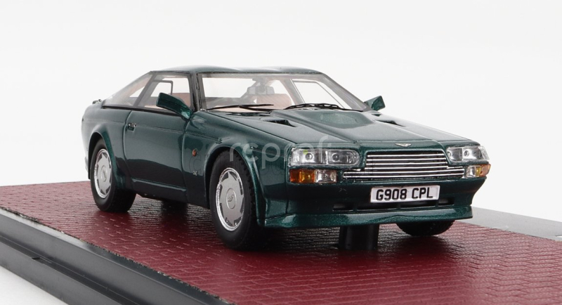 Matrix scale models Aston martin V8 Zagato 1986 1:43 Green Met