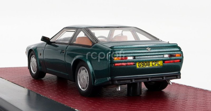 Matrix scale models Aston martin V8 Zagato 1986 1:43 Green Met