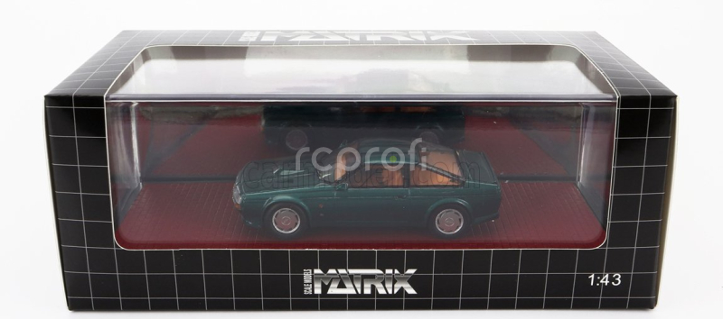 Matrix scale models Aston martin V8 Zagato 1986 1:43 Green Met