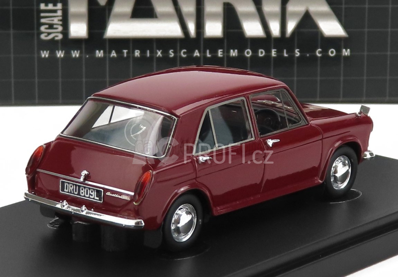 Matrix scale models Austin 1300 Mkiii 4-door 1971 1:43 Bordeaux