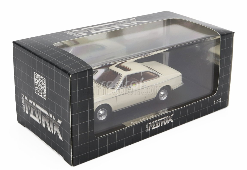 Matrix scale models BMW 1602 Baur Coupe 1967 1:43 Cream