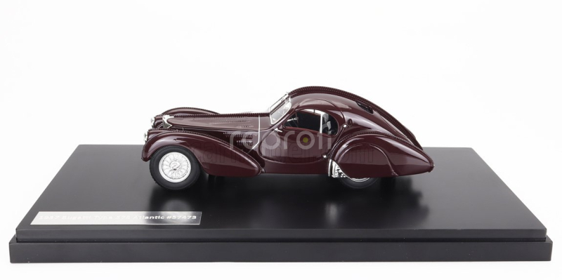 Matrix scale models Bugatti Type 57s Atlantic 1937 1:43 Brown