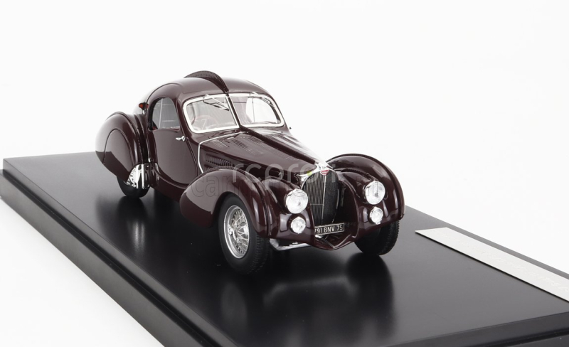 Matrix scale models Bugatti Type 57s Atlantic 1937 1:43 Brown