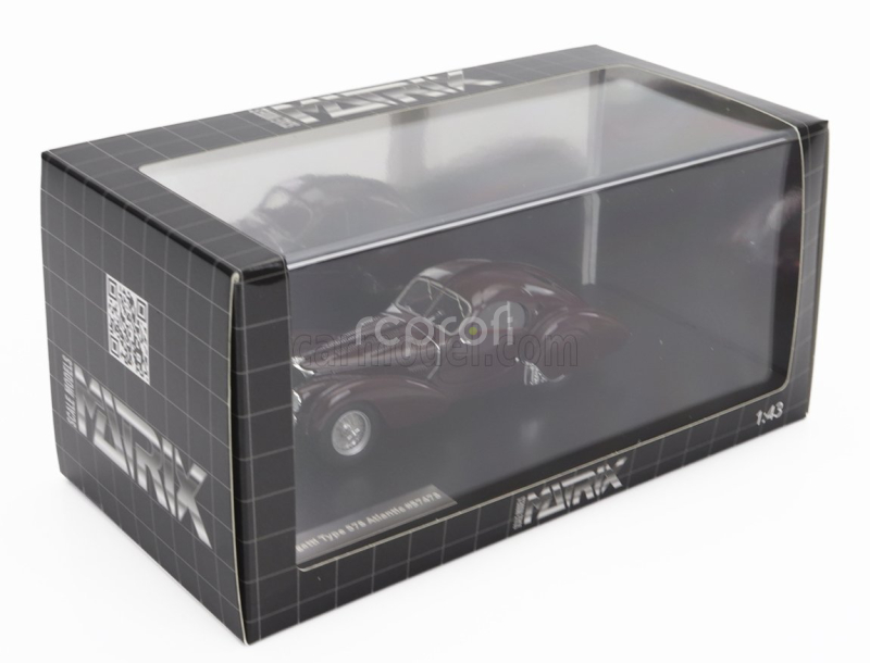 Matrix scale models Bugatti Type 57s Atlantic 1937 1:43 Brown