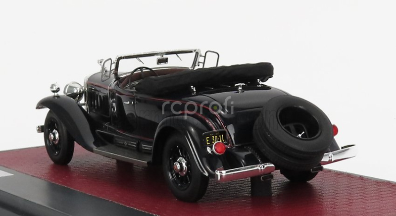 Matrix scale models Cadillac 452a V16 Roadster Fleetwood Open 1930 1:43 Black