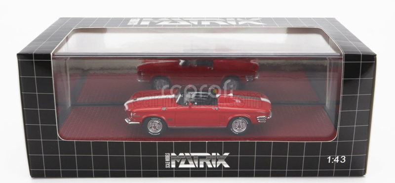 Matrix scale models Chevrolet Corvair Super Spider Xp-785 Concept 1962 1:43 Red