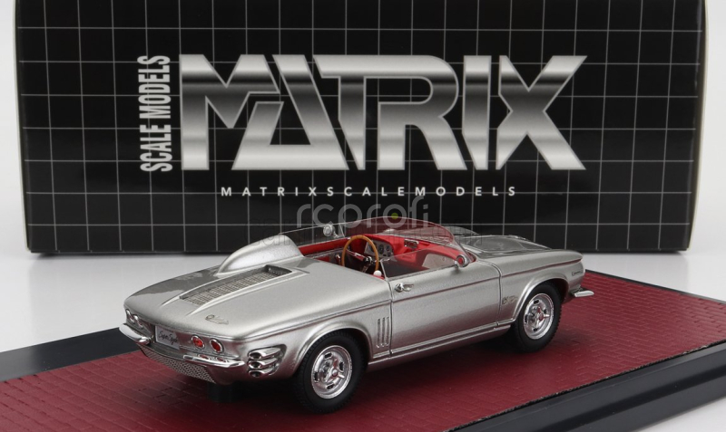Matrix scale models Chevrolet Corvair Super Spider Xp-785 Concept 1962 1:43 Silver