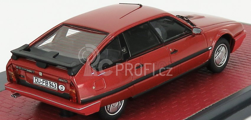 Matrix scale models Citroen Cx Gti Turbo Ii 1986 With Figure Horst S.duisburg 1:43 Red