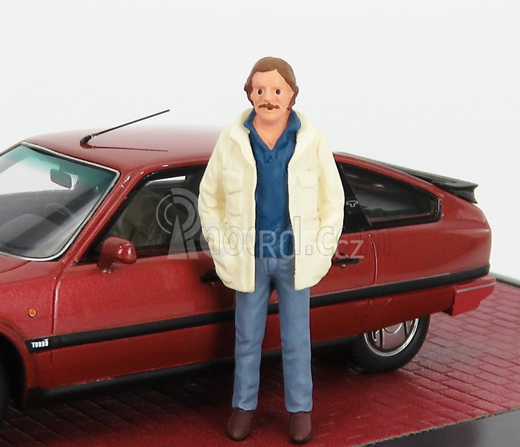 Matrix scale models Citroen Cx Gti Turbo Ii 1986 With Figure Horst S.duisburg 1:43 Red